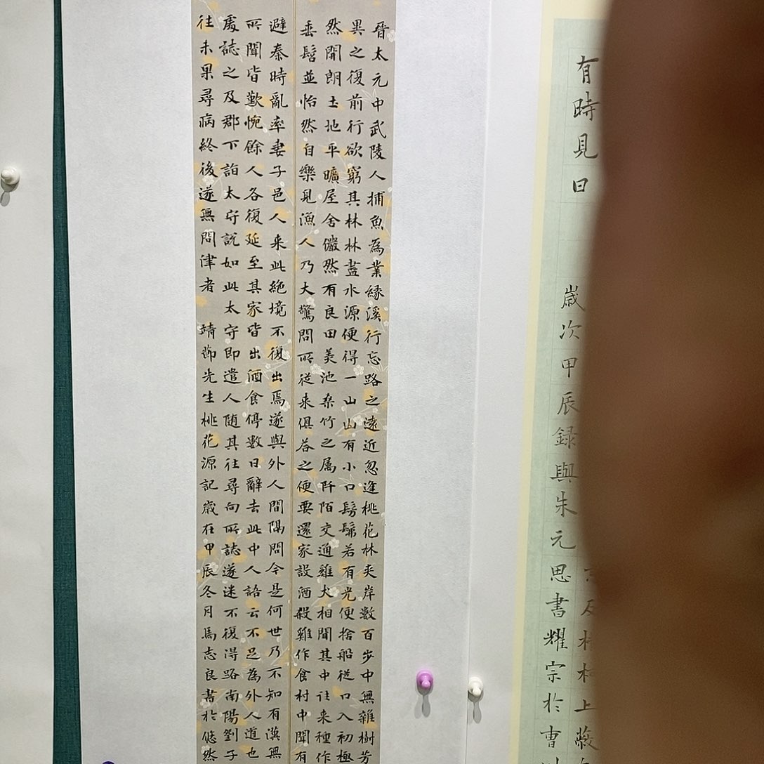 书法马志良  桃花源记