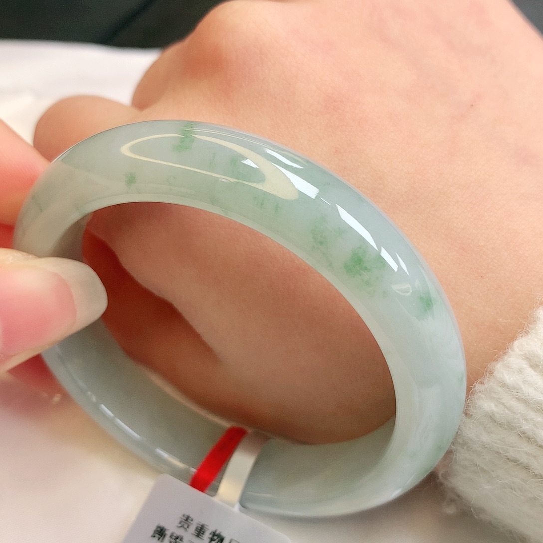 【闪购商品】翡翠手镯未镶嵌缅甸天然a货翡翠