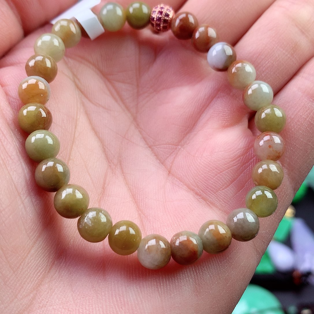 未镶嵌手链翡翠手串