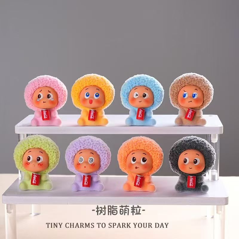 【直播拆】小星人植绒公仔diy桌面摆件