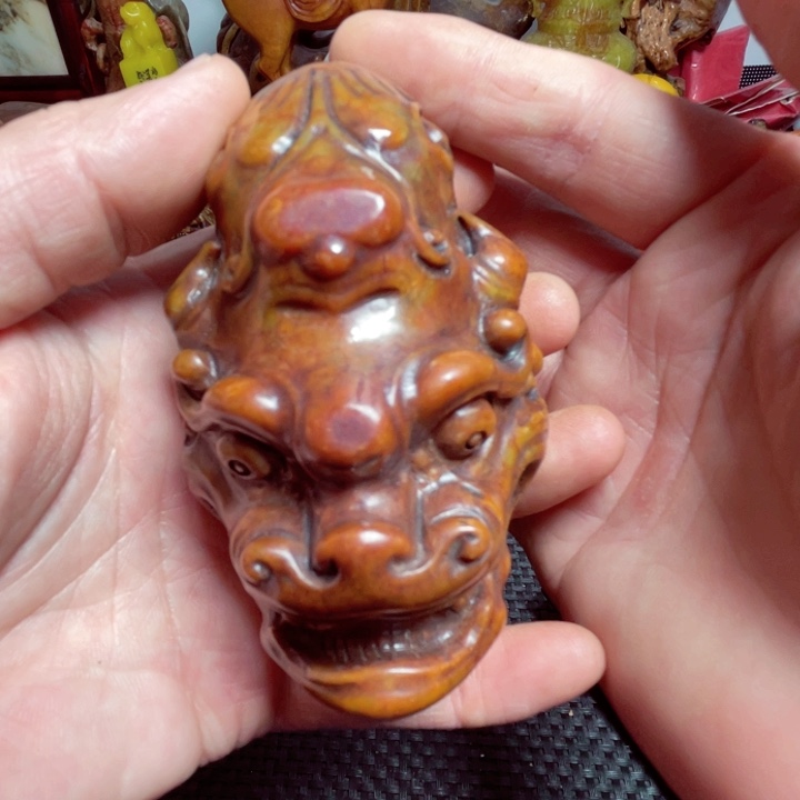 滴血莲花菩提把件