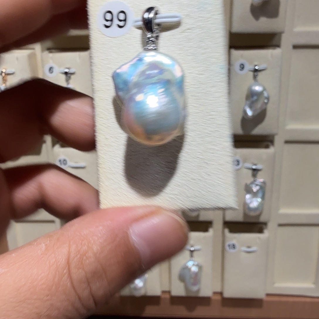 吊坠(不含链)合金淡水珍珠