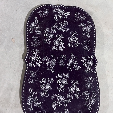 微瑕，不能明火，口径30宽17紫针孔