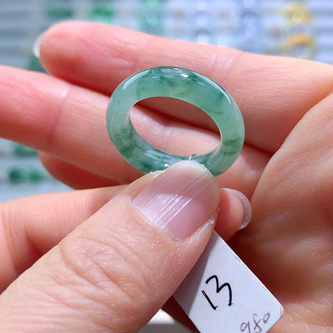 翡翠戒指未镶嵌13号