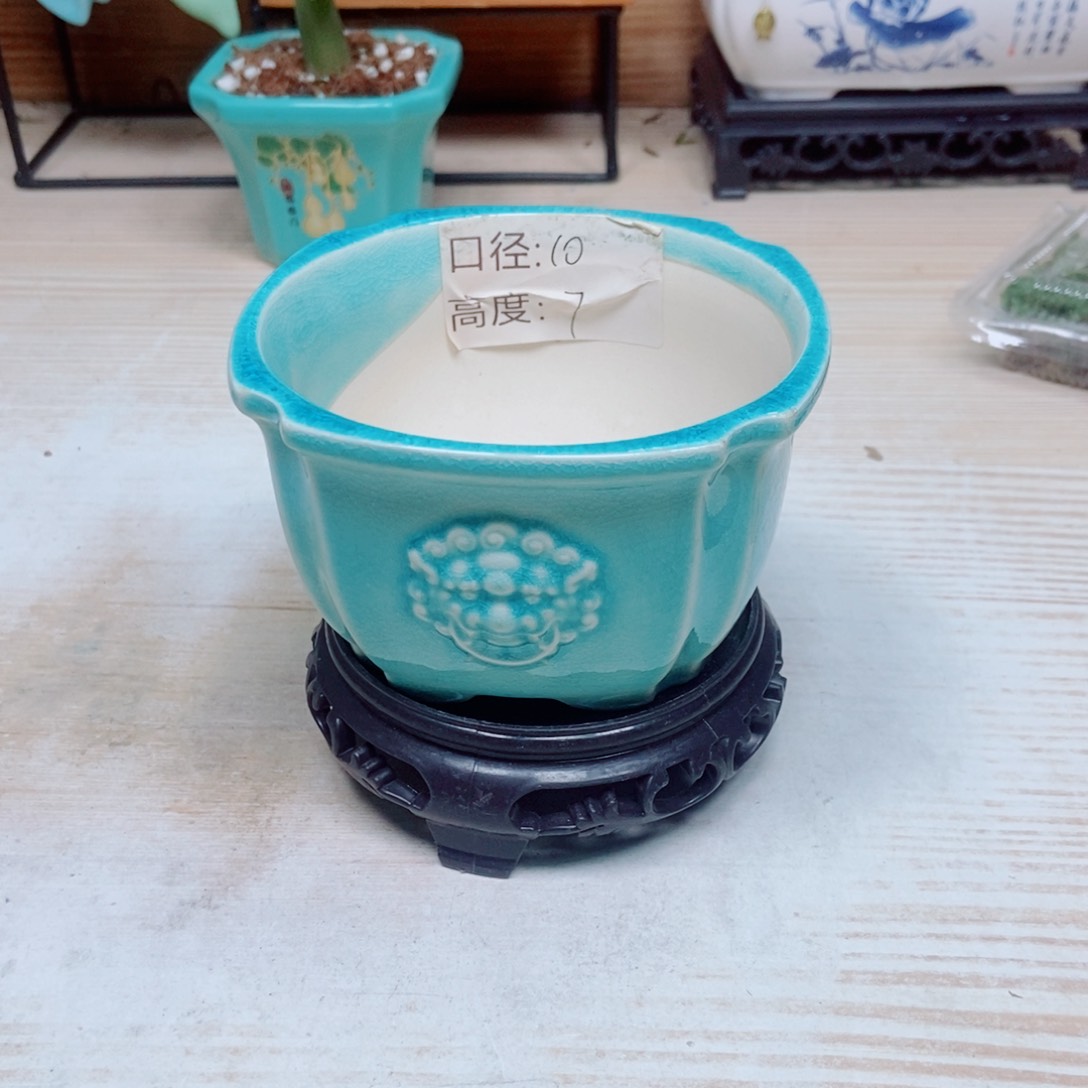 瓷片陶瓷花盆陶瓷艺术