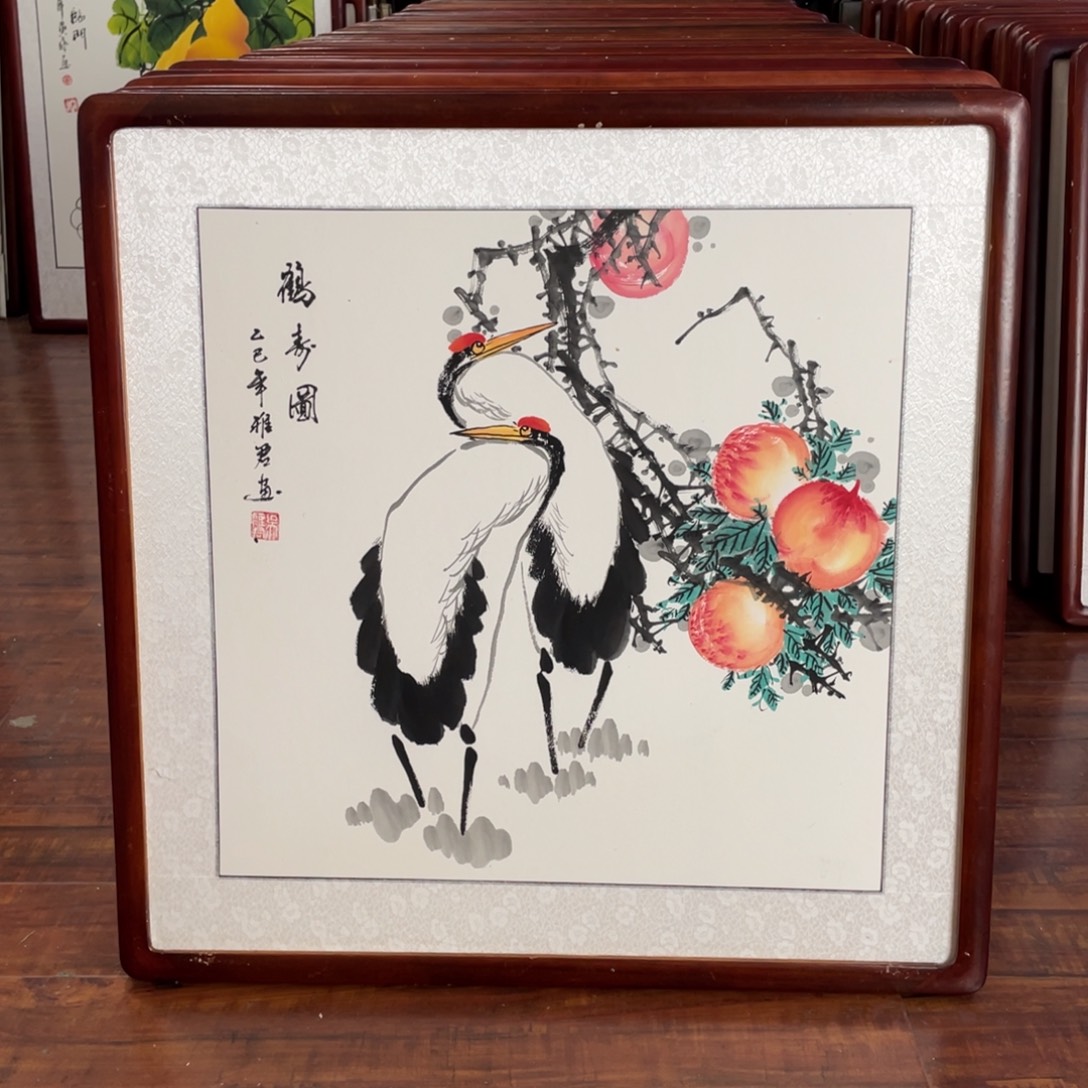 国画带框尺寸63*63厘米