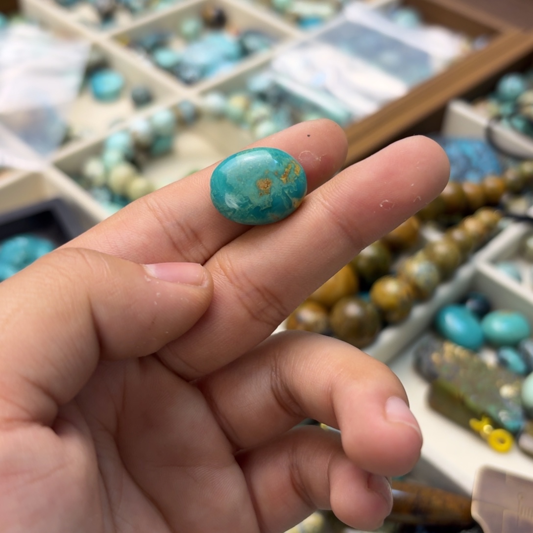 南红玛瑙未镶嵌绿松石