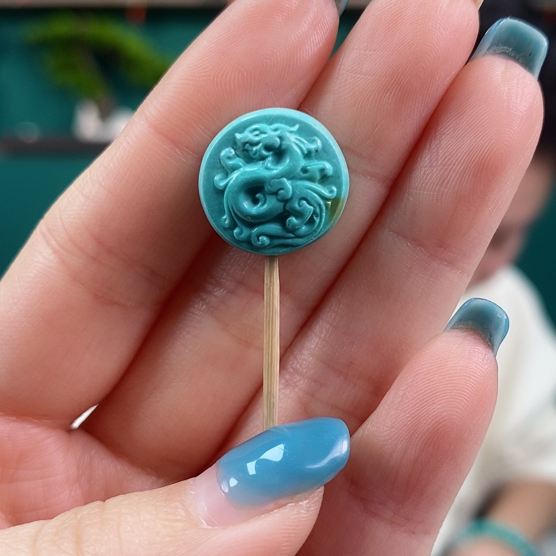 绿松石珠宝奇石未镶嵌