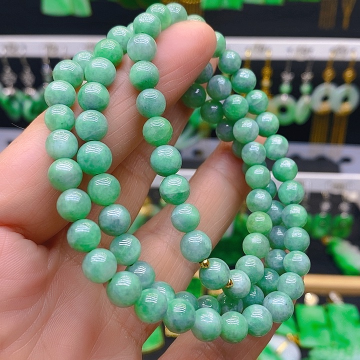 翡翠手链未镶嵌手链