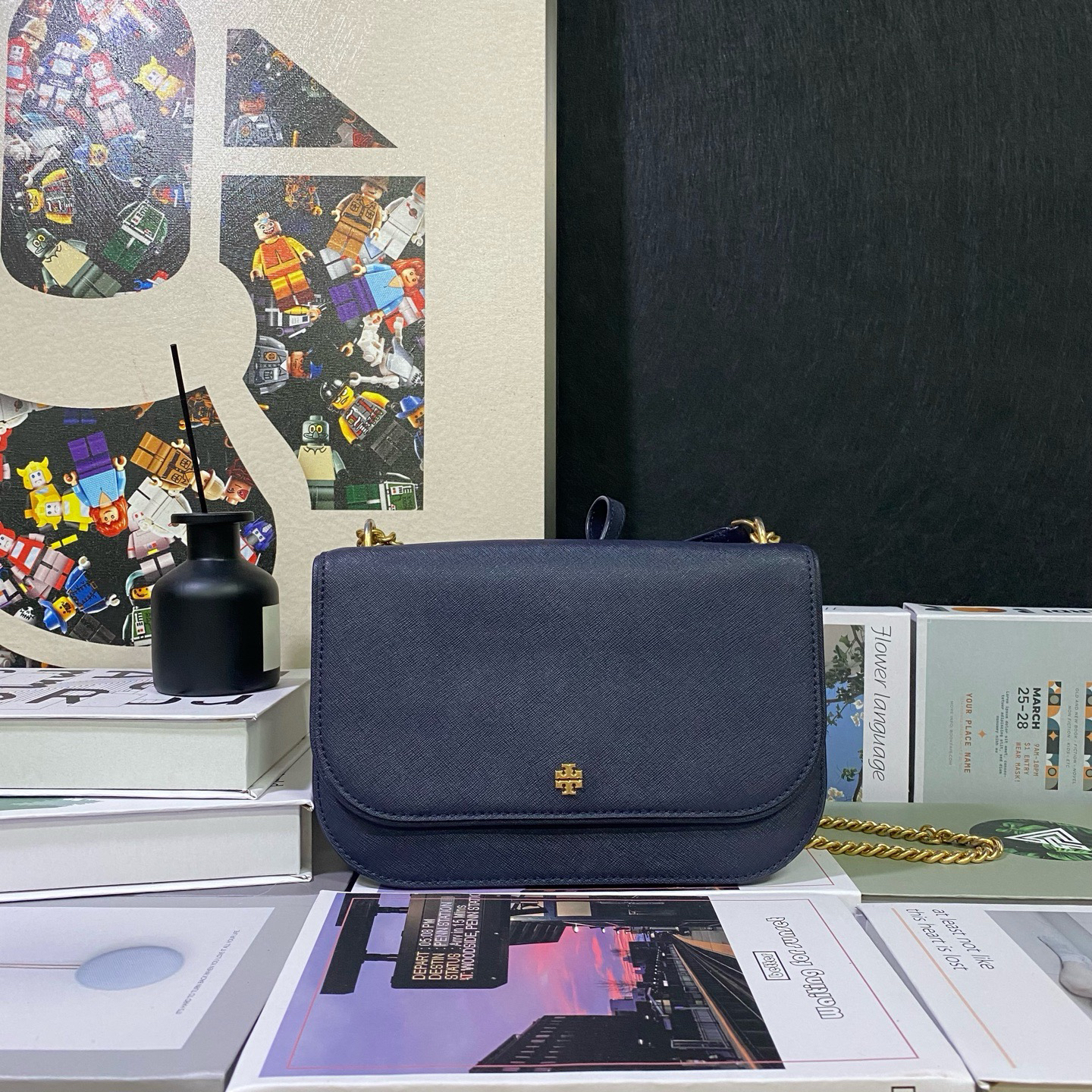95新 TORY BURCH/汤丽柏琦 汤丽柏琦22170斜挎包24*16