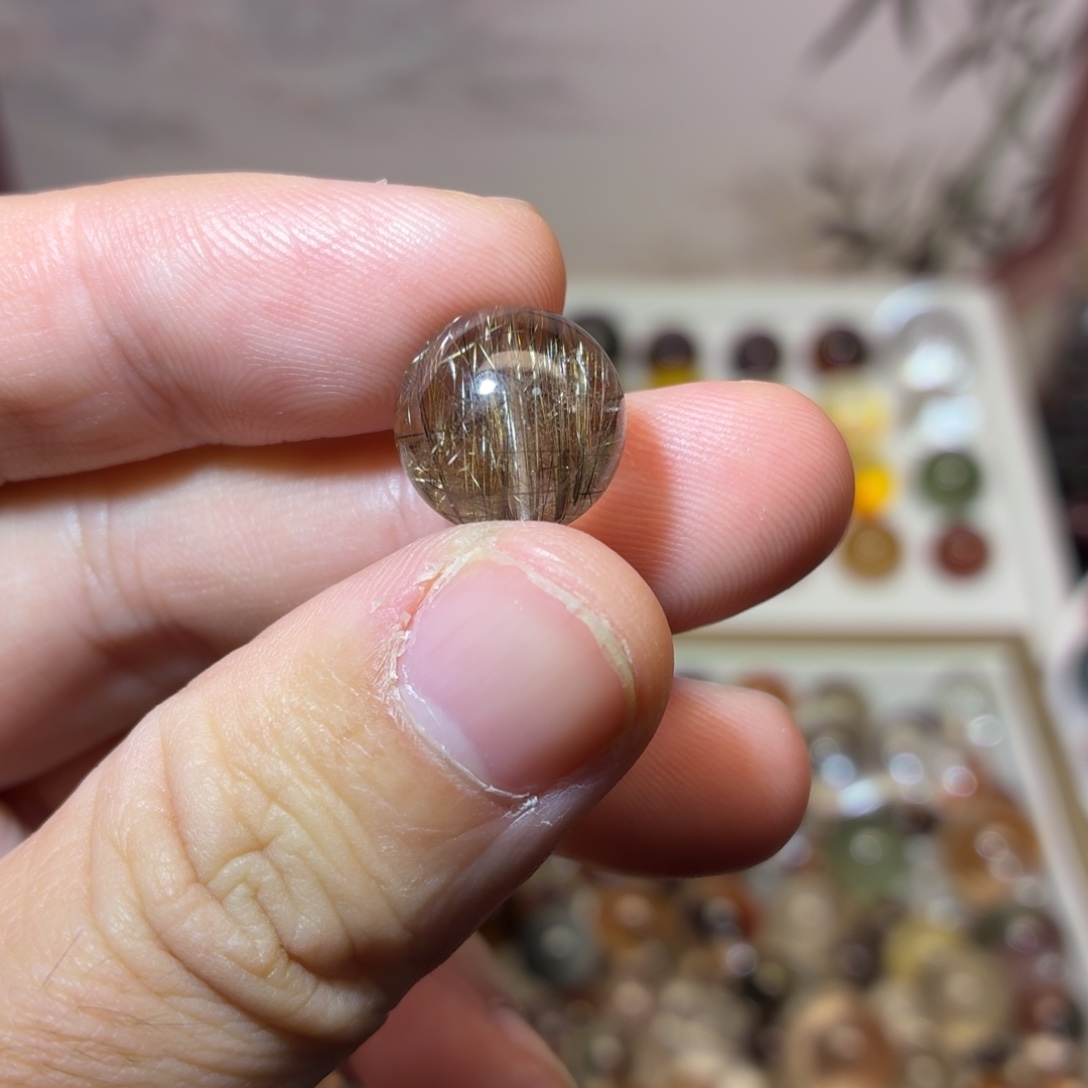 水晶未镶嵌手串13.1黑铜发