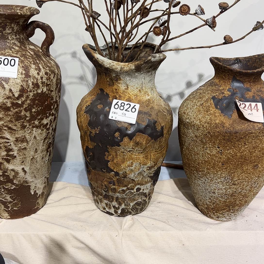 瓶6826高35口10×11陶瓷花瓶无孔