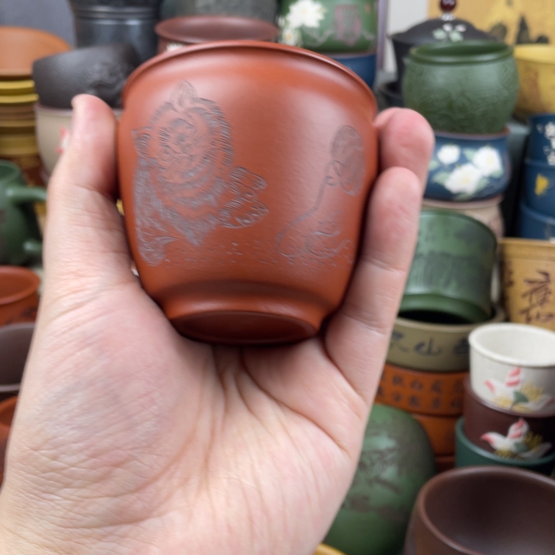 紫砂茶杯紫砂茶杯