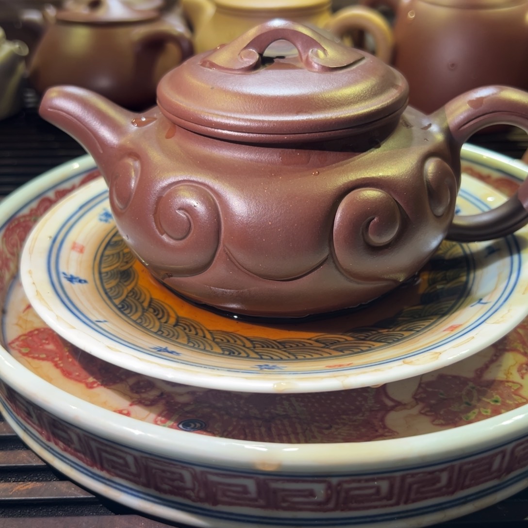 茶壶紫砂黄龙山底槽清345cc