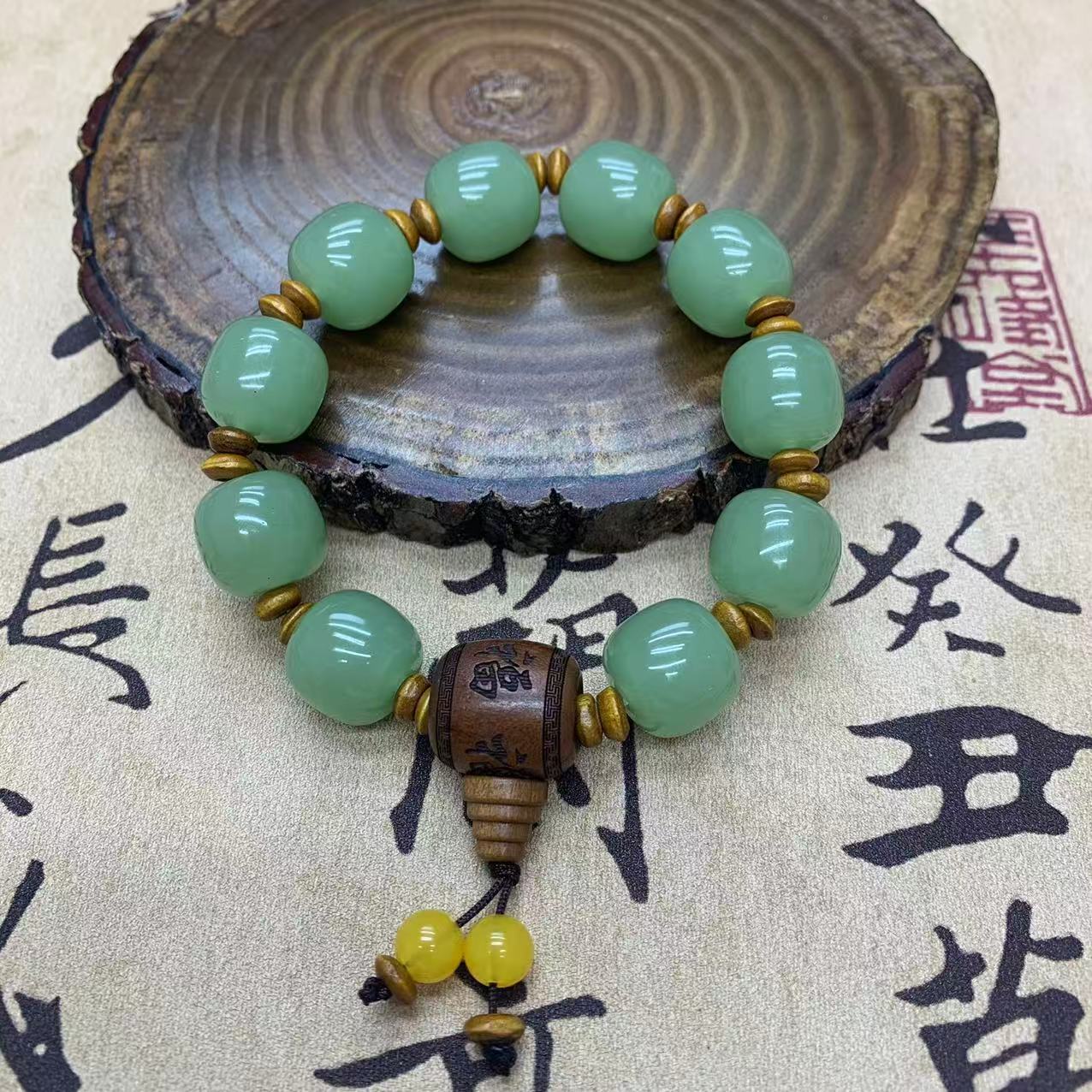 精美枣型珠手串-卡16-百搭-时尚-精工打磨