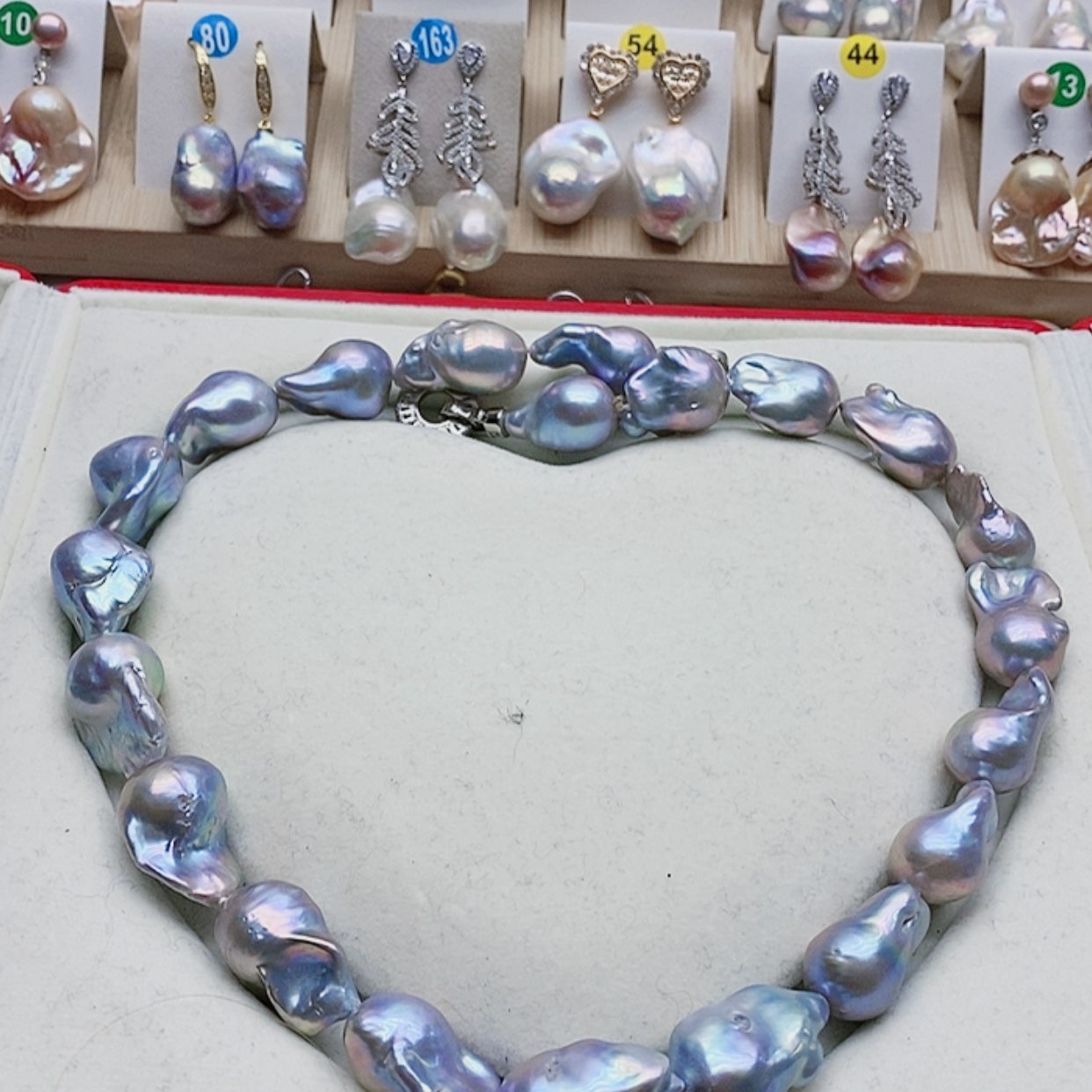 【闪购商品】淡水珍珠耳饰银S925镶嵌秋*