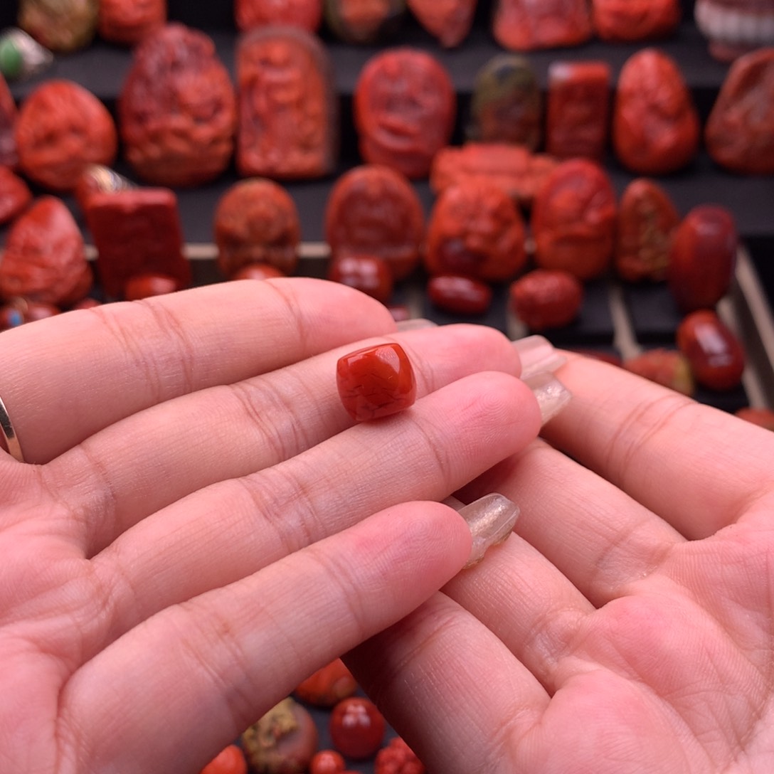 南红玛瑙南红川料直切单珠10.3mm未镶嵌