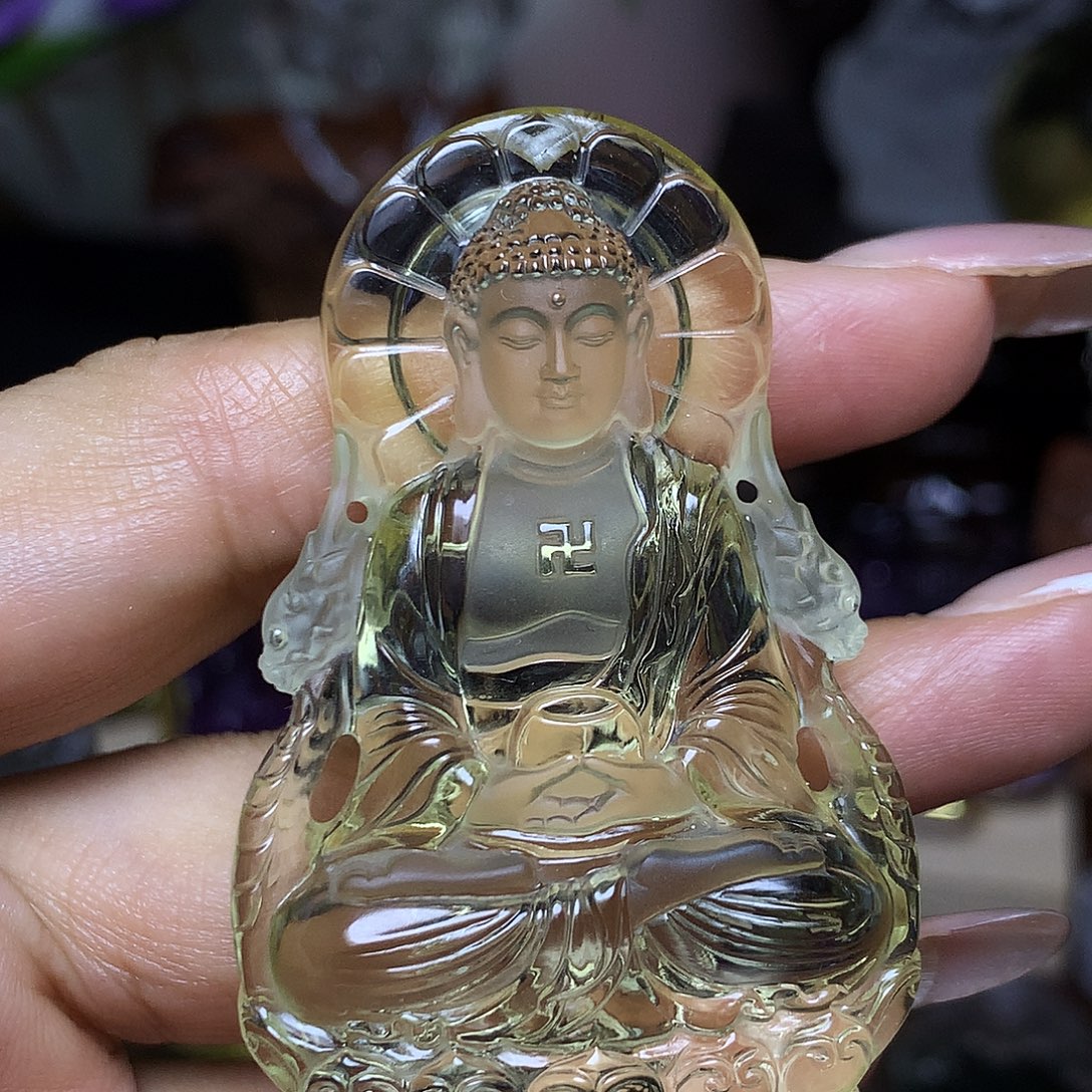 电***A颈饰未镶嵌水晶天然