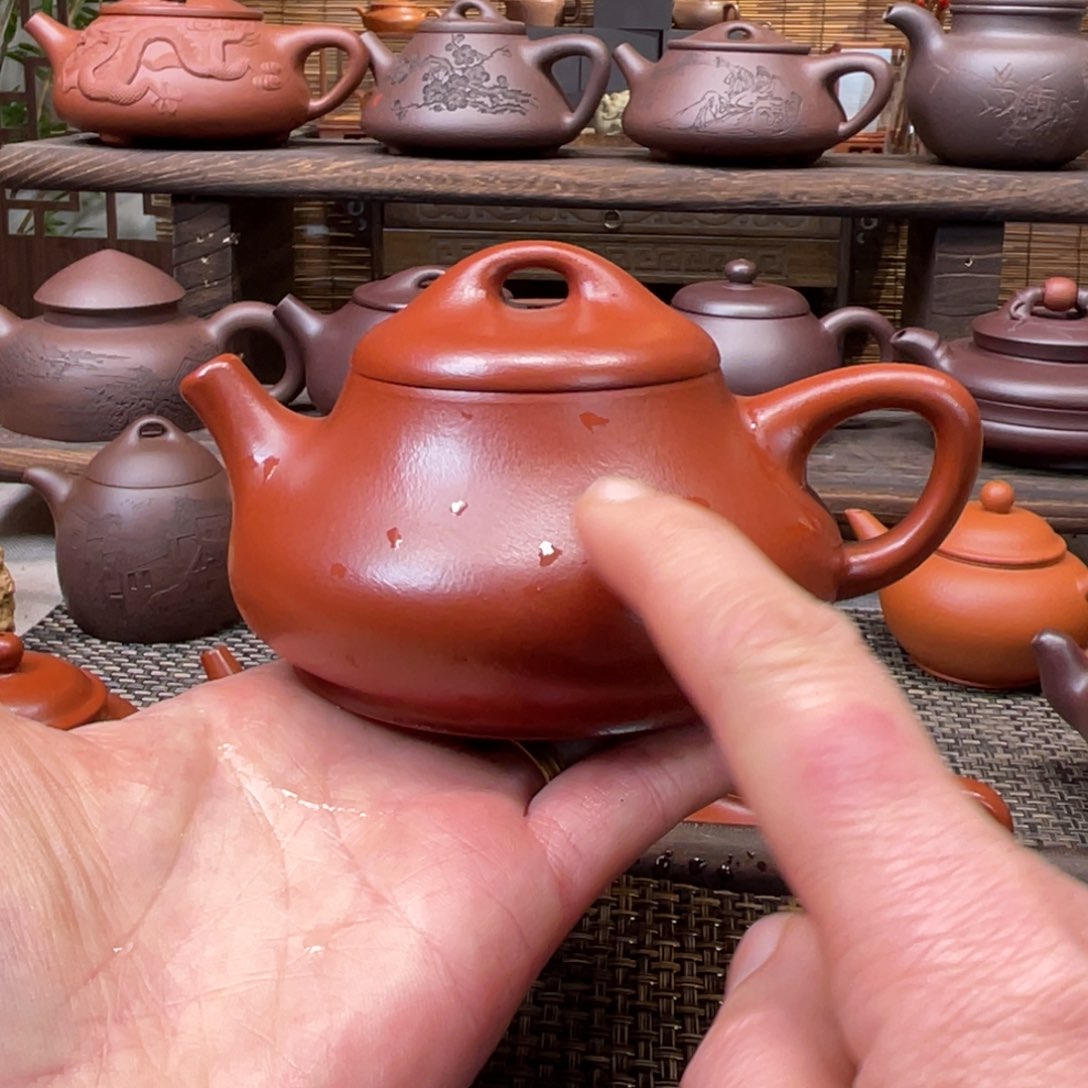 紫砂茶壶只**见宜兴原矿紫砂手工制全205