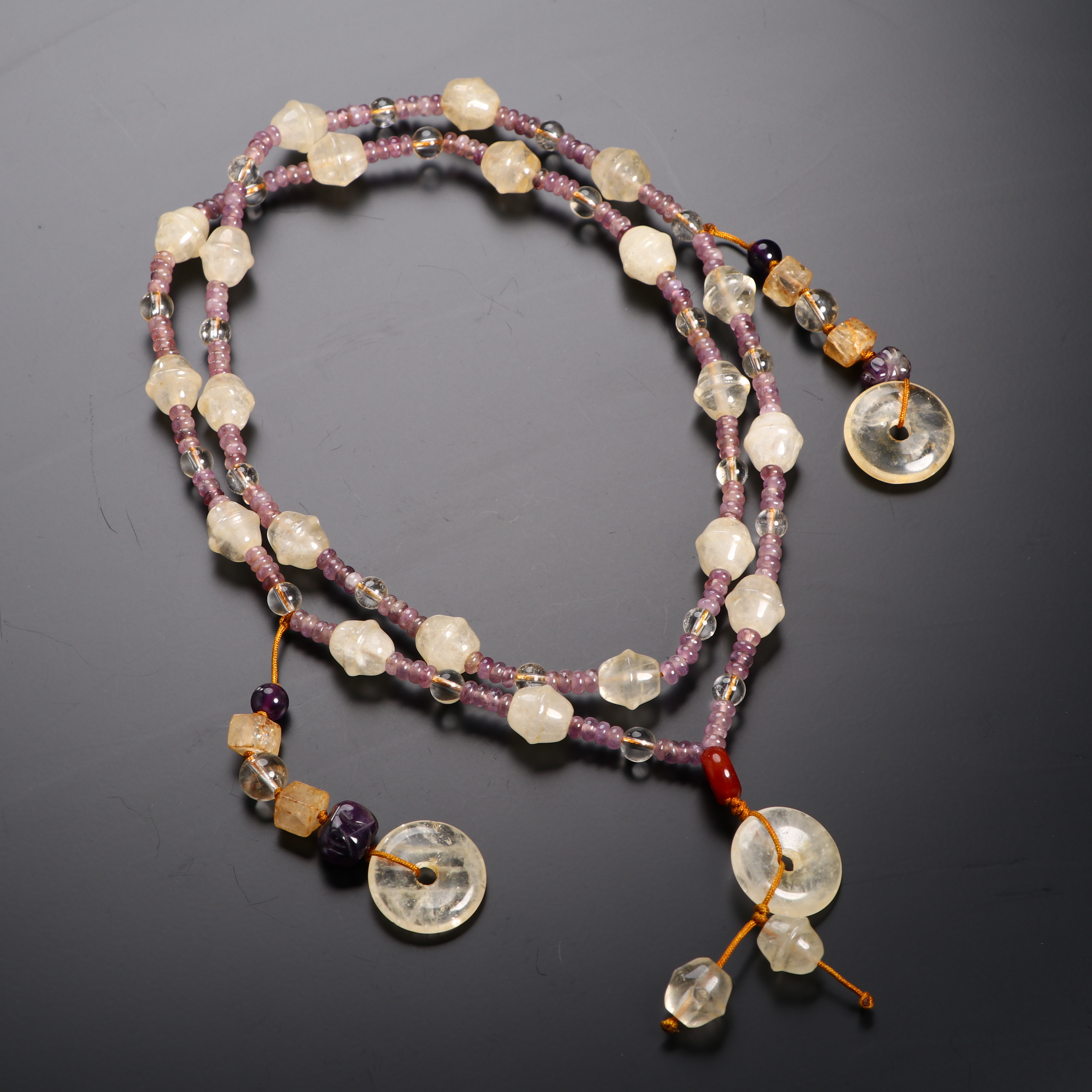 《博古文物》-水晶桶珠-Xx-250219