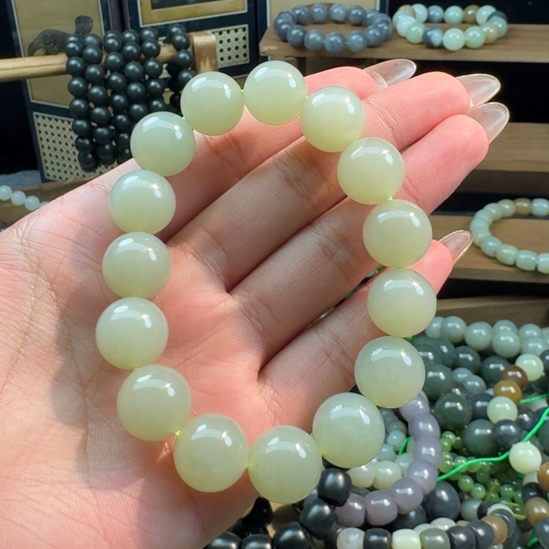 和田玉手链未镶嵌