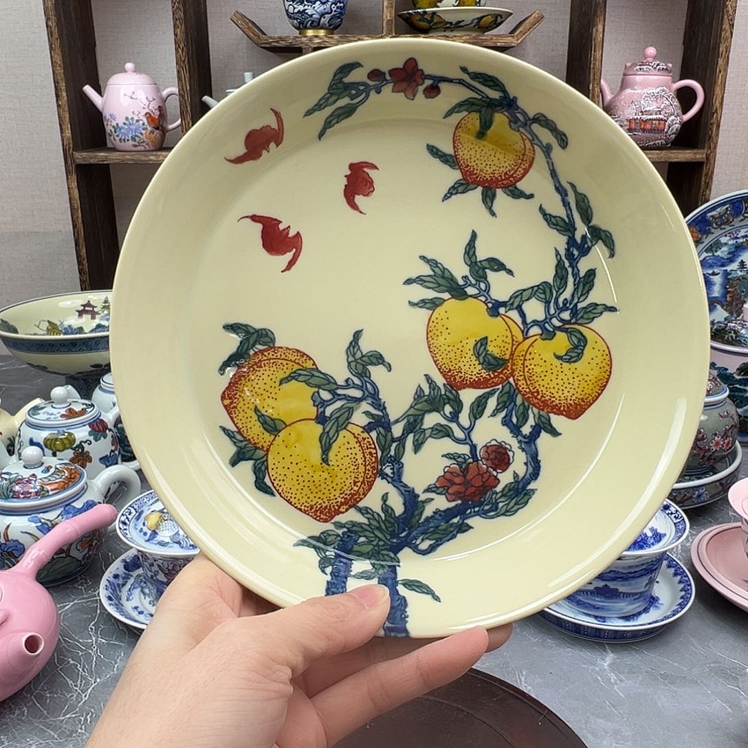 摆件陶景德镇陶瓷567老厂瓷93