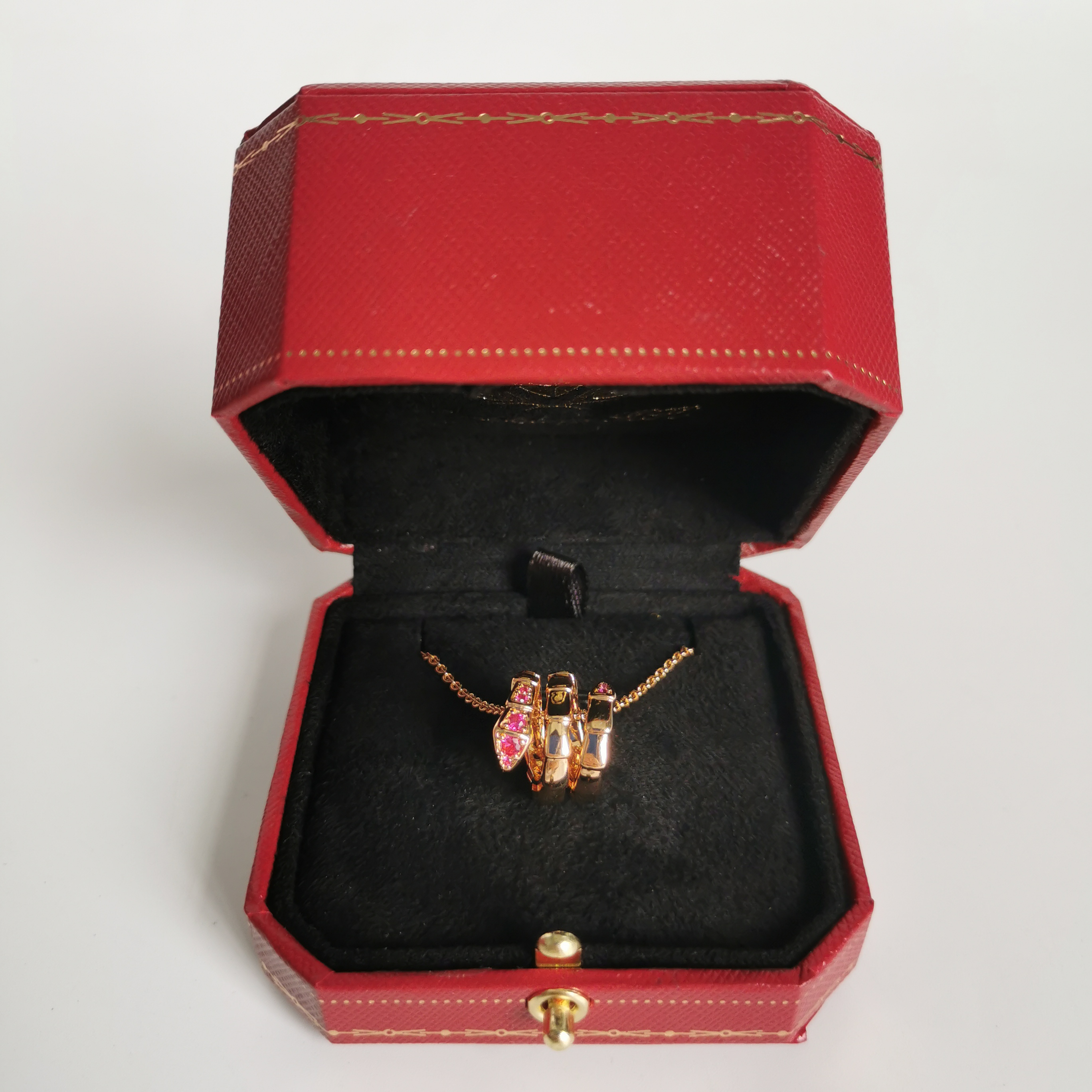 4465红项链--红--精工红项链赠礼盒hong