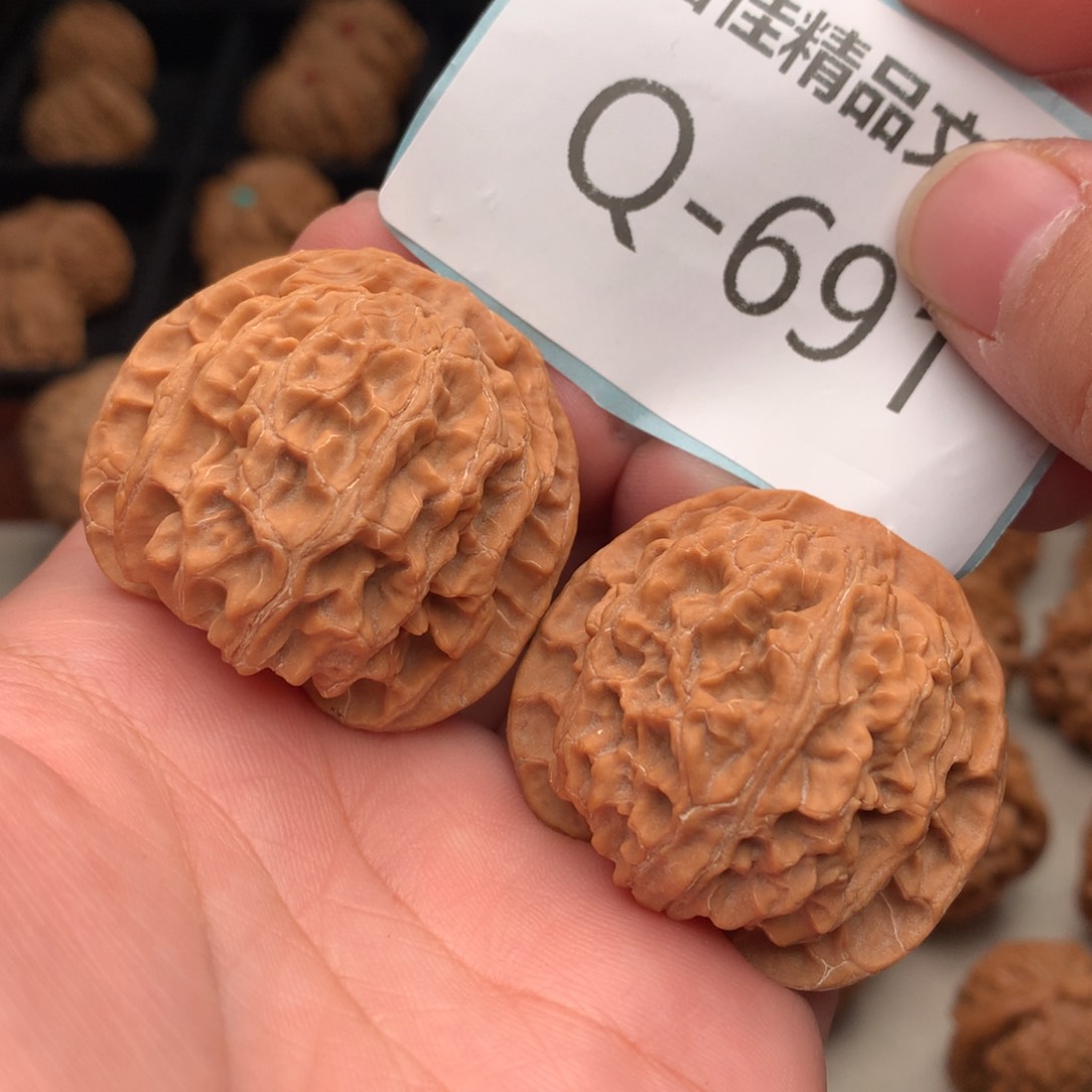 文玩核桃把件40苹果园…….