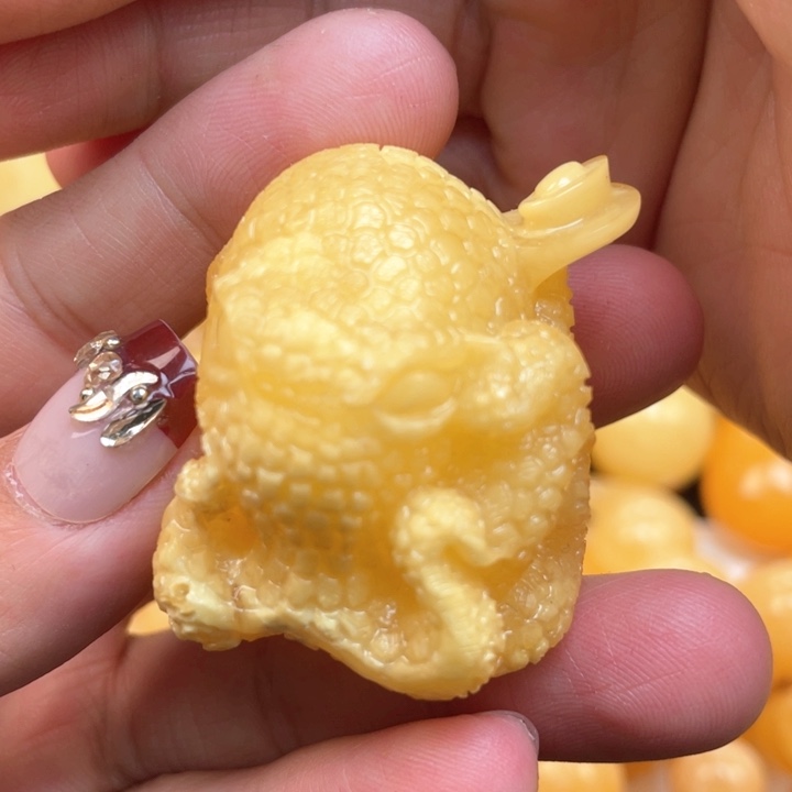 蜜蜡裸石未镶嵌蜜蜡摆件