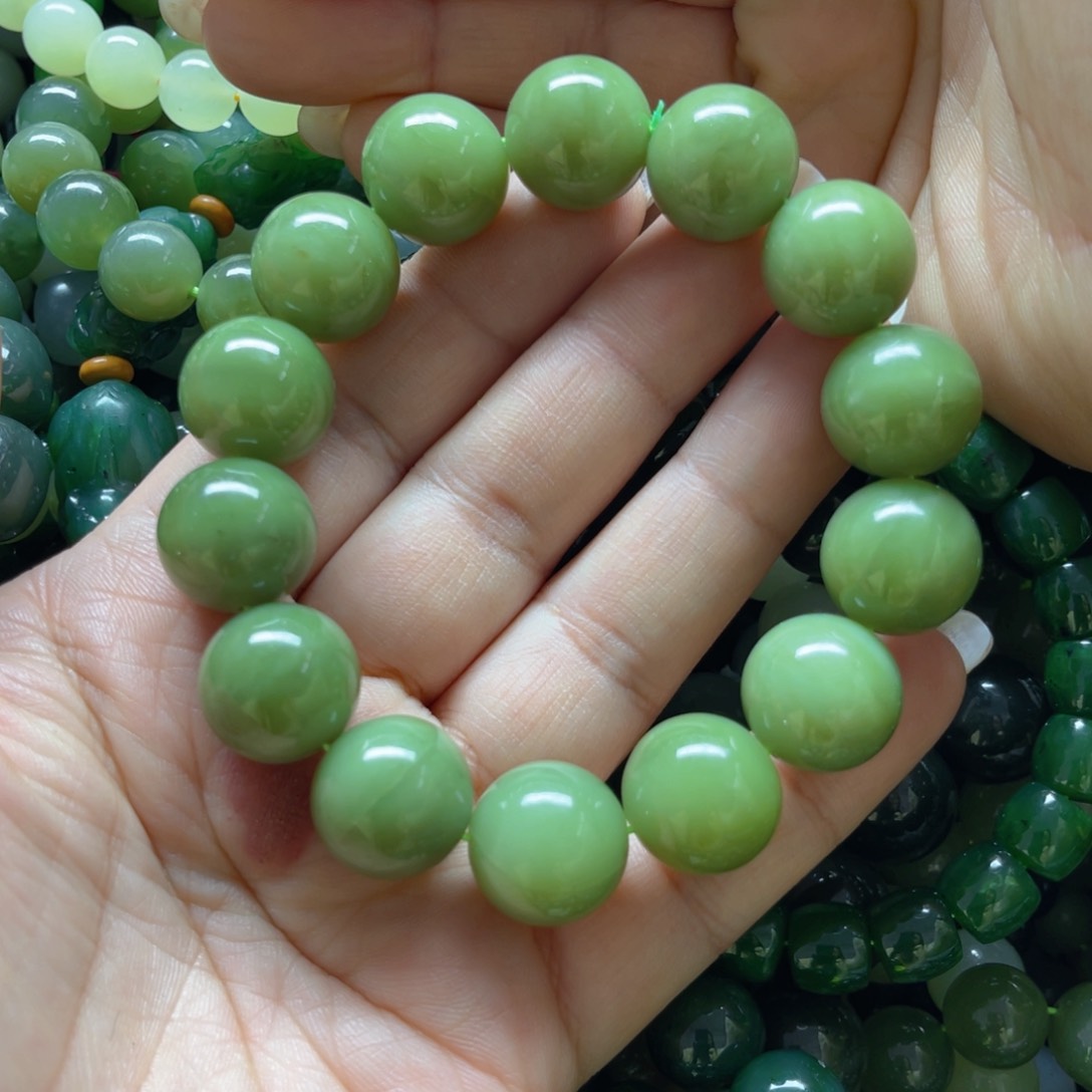 和田玉手链未镶嵌