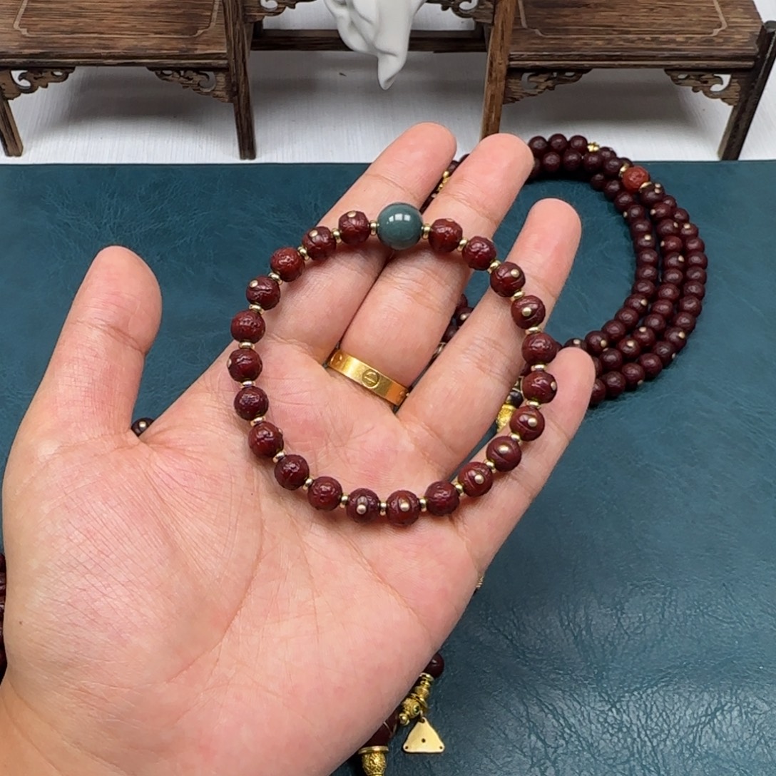 凤眼菩提吊坠凤眼金钉单圈8.5