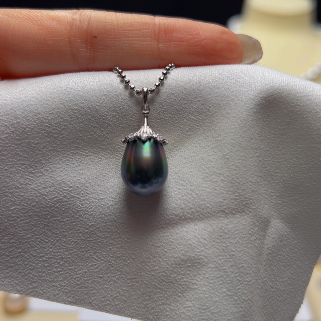 海水珍珠吊坠(赠链)银S925镶嵌
