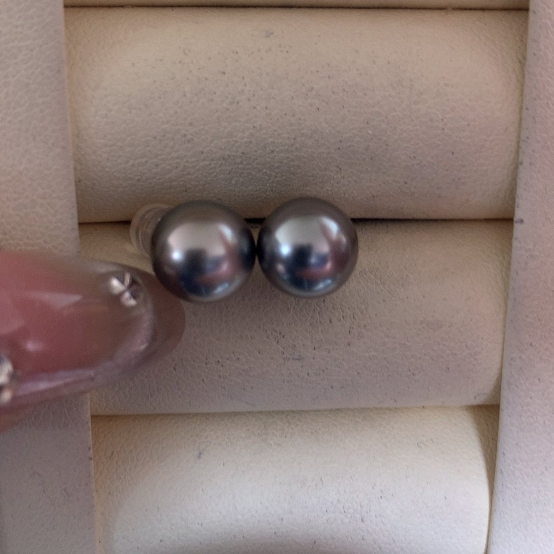 海水珍珠耳饰18K金镶嵌