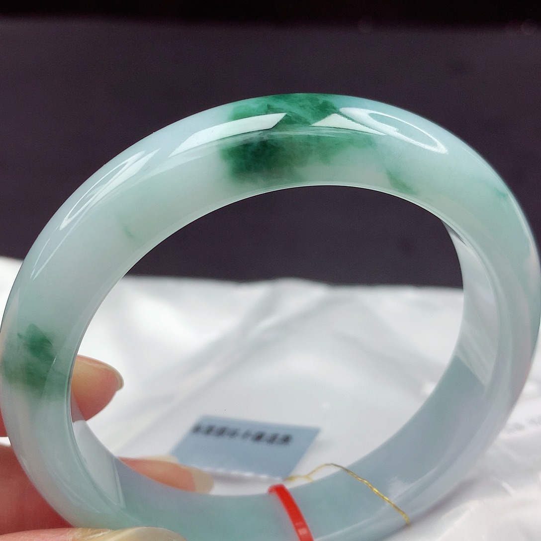 未镶嵌手镯翡翠57圈937