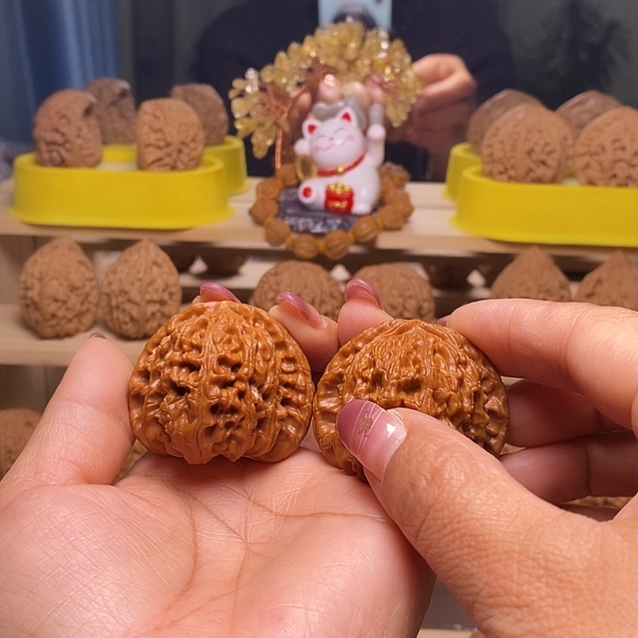 45尺寸的白狮子核桃