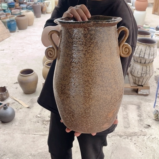 紫砂花盆高度30口径20