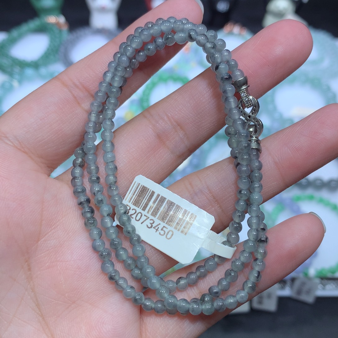 翡翠未镶嵌手串天然