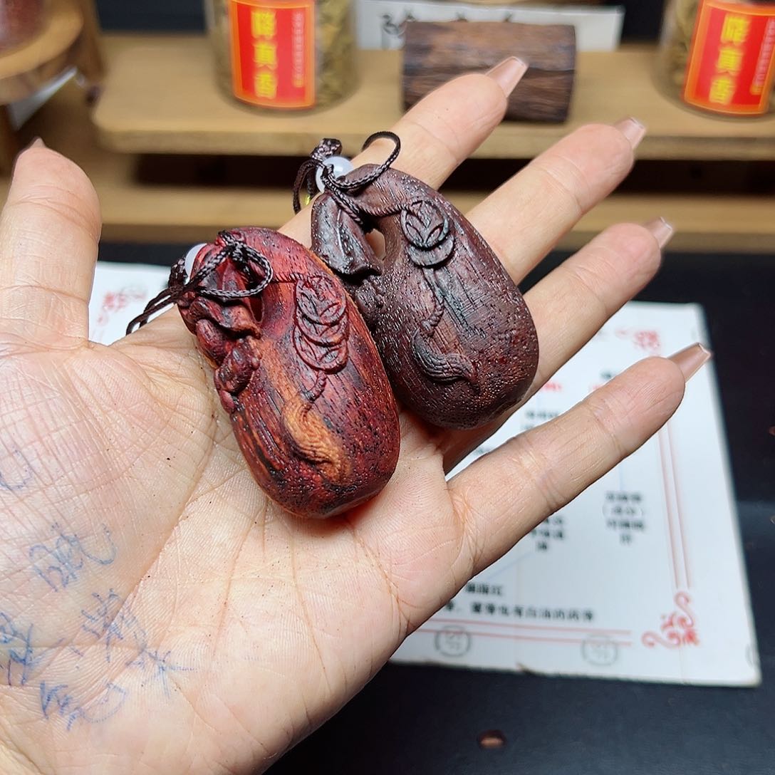 藤类降真香缅甸东枝料红油钱袋子29.9