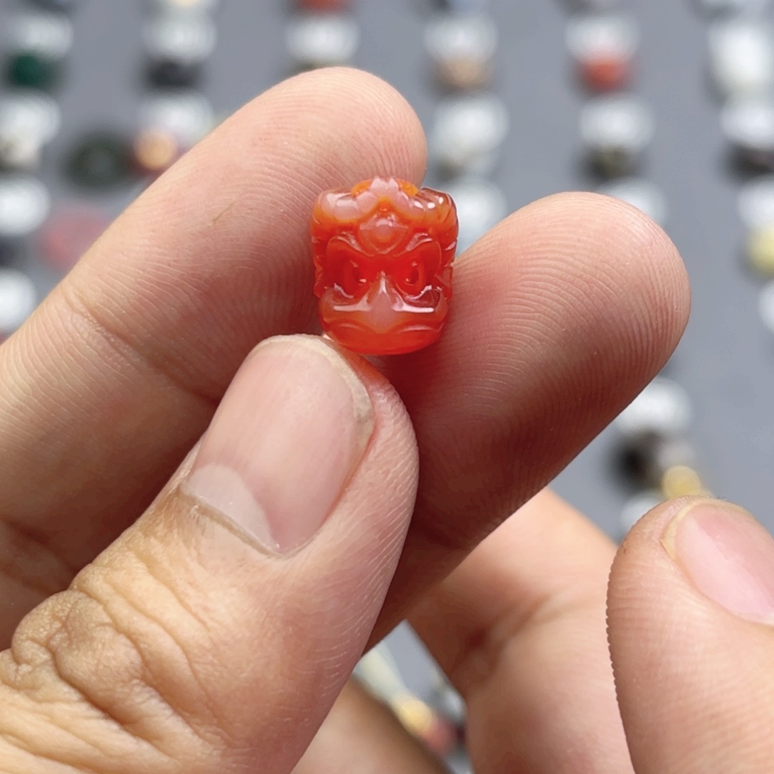 玛瑙/玉髓文玩配饰未镶嵌10mm…