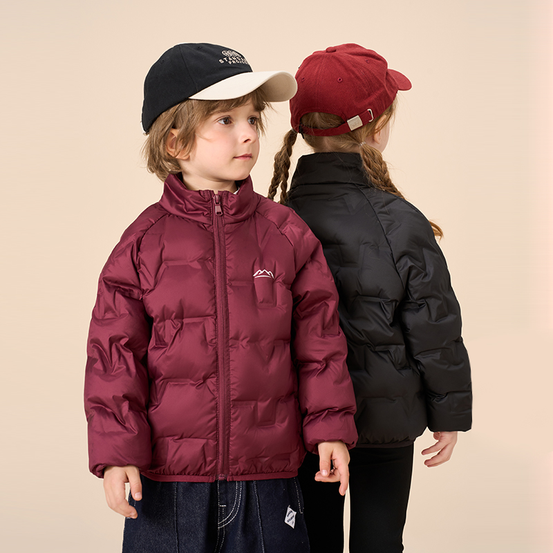儿童新国标90绒羽绒服亲子款中大童保暖校服神器GXKY188