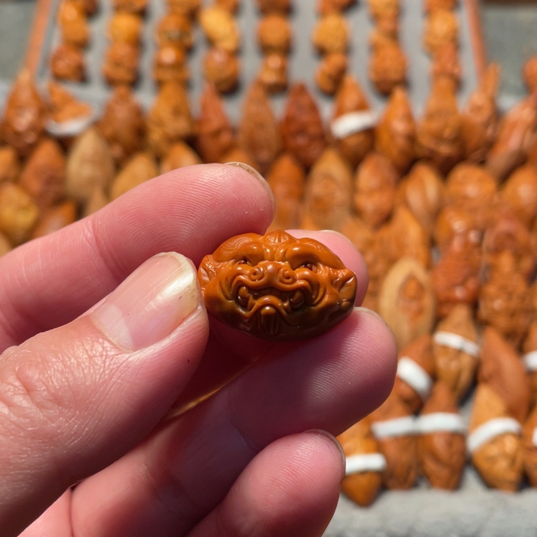 橄榄核手串/手链吞金兽顶