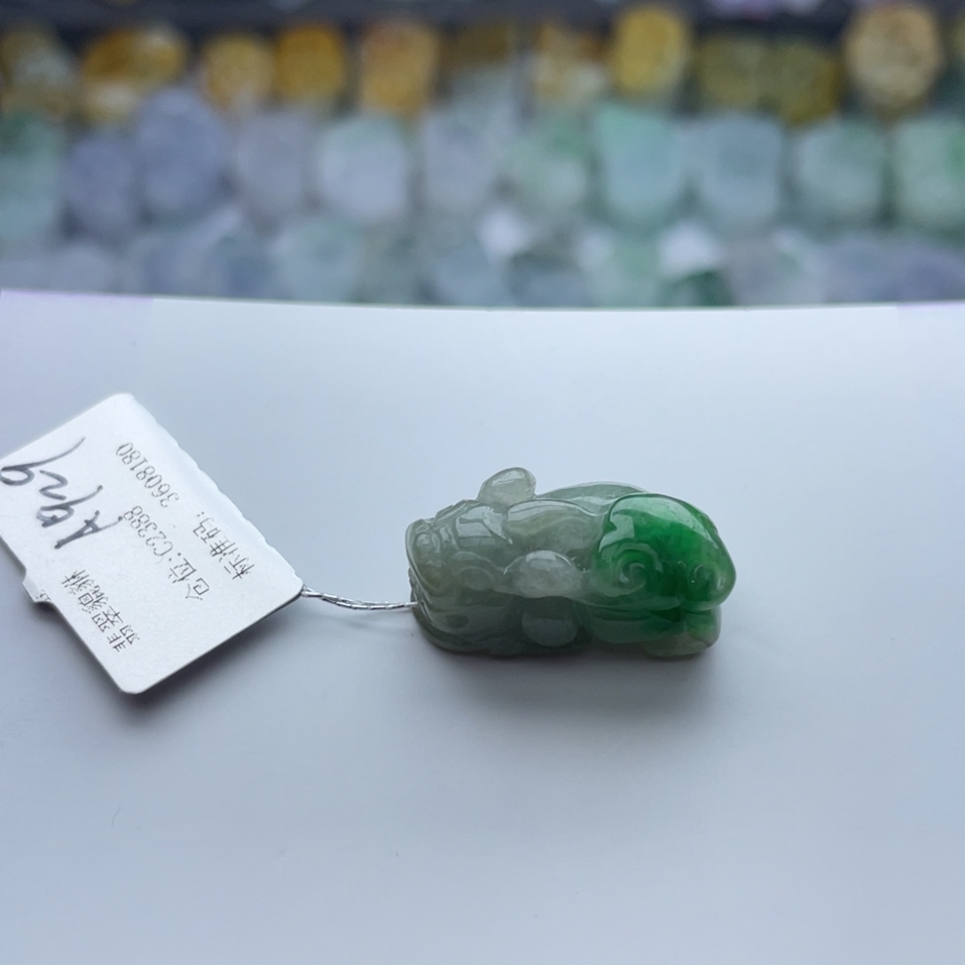 翡翠颈饰未镶嵌貔貅