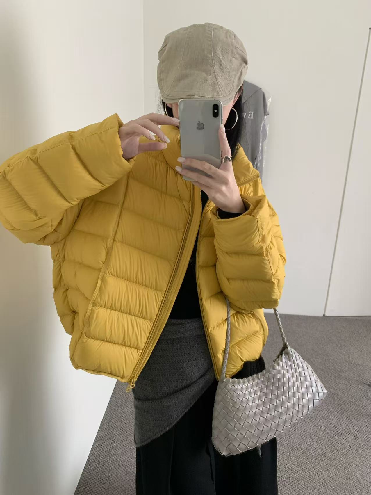 2025年新款排骨立领宽松小个子厚款韩版羽绒服