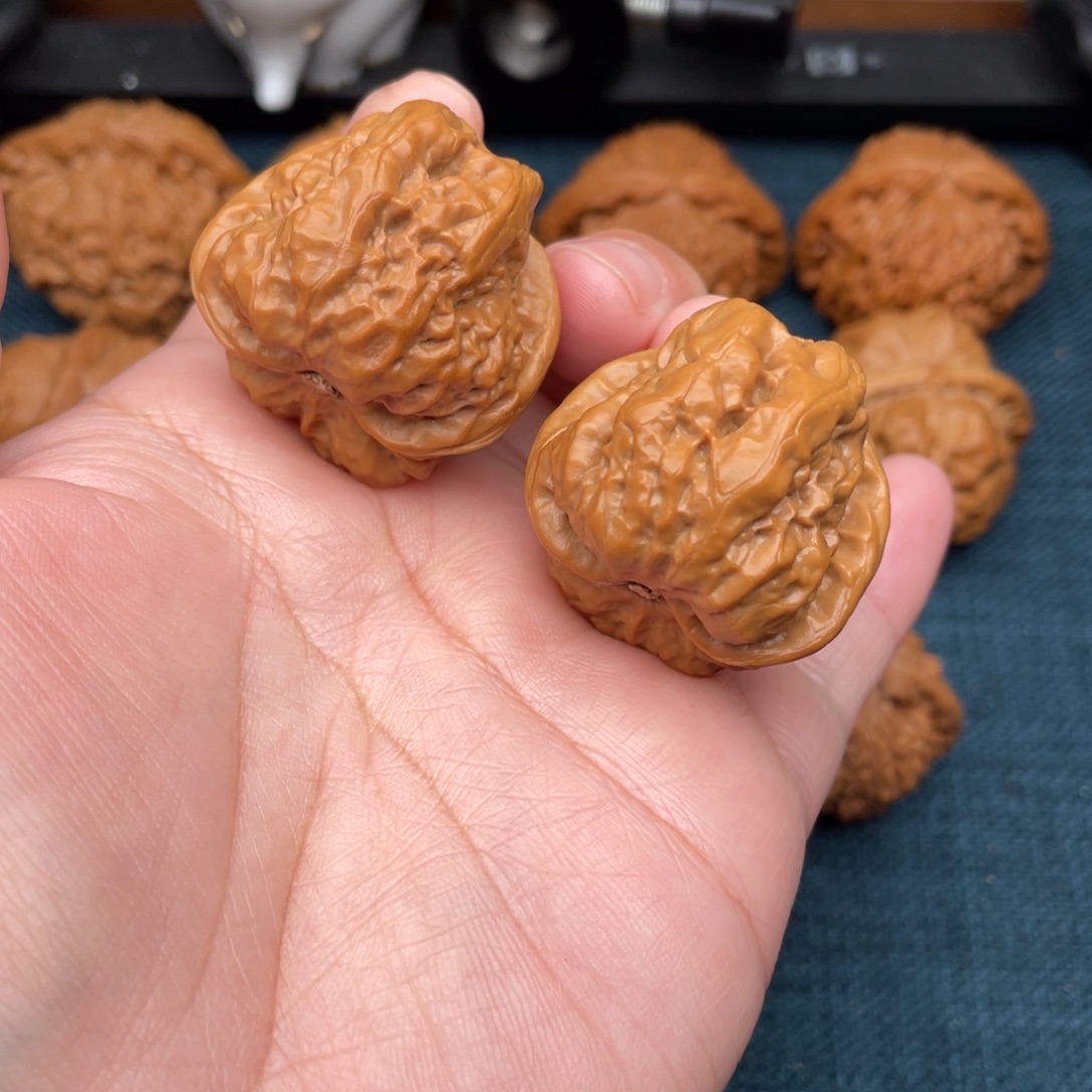 文玩核桃把件全品肌肉35蛙蛙