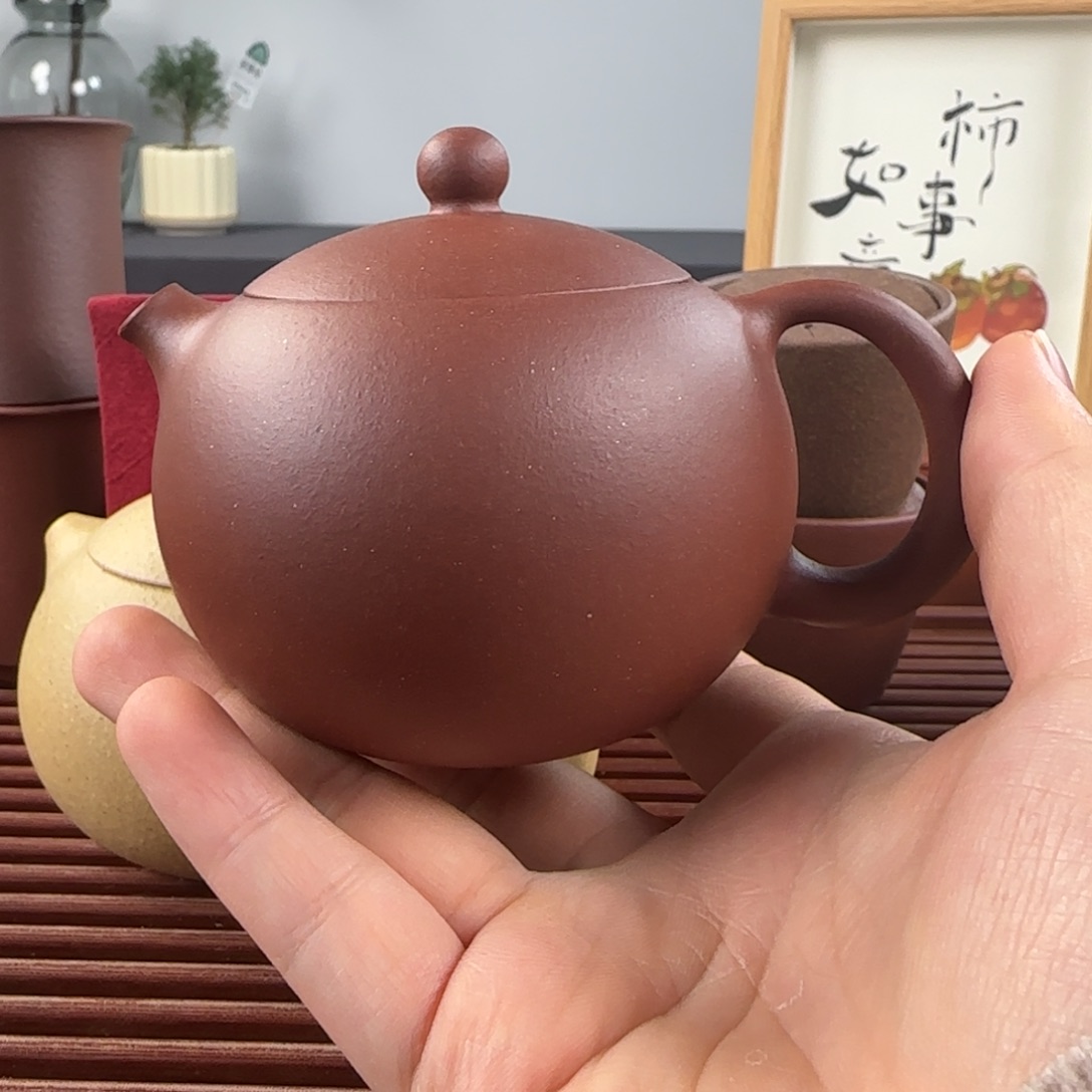 紫砂茶壶田**y微瑕西施底槽青