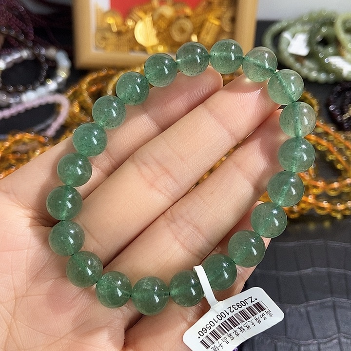 水晶手链未镶嵌绿草莓9