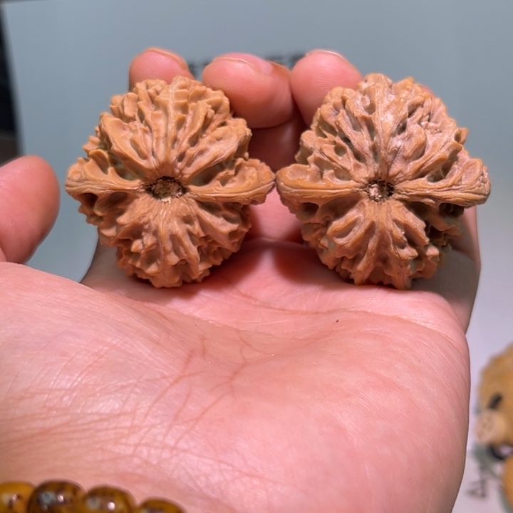 七***号文玩核桃把件42龙门涧