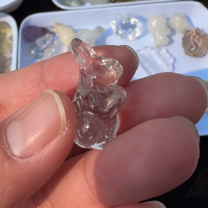 水晶颈饰未镶嵌吊坠