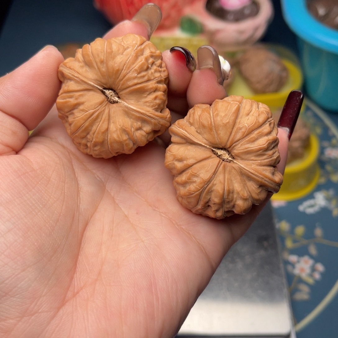 文玩核桃把件南瓜墩43