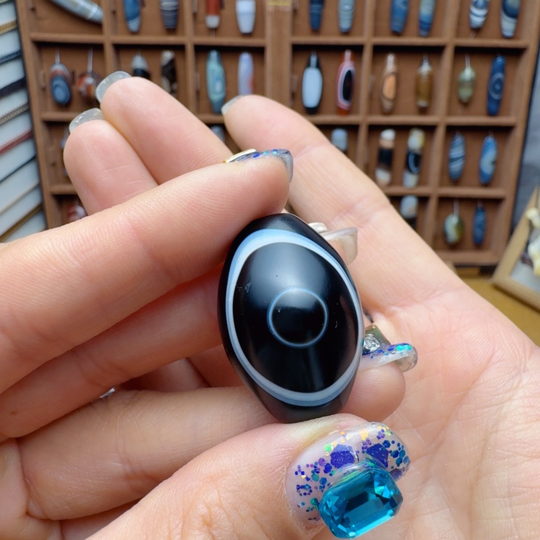 玛瑙/玉髓未镶嵌锁骨